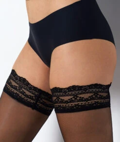 Bas Satiné Autofixants - 15D -Boutique De Mode Luxe 646675005 6