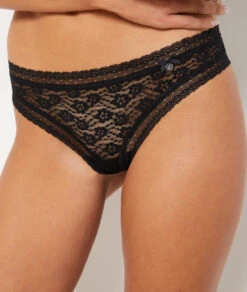 Tanga Dentelle Florale -Boutique De Mode Luxe 647459205 b