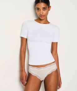 Tanga Bords Dentelle Graphique