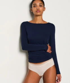 Shorty Microfibre Détails Dentelle