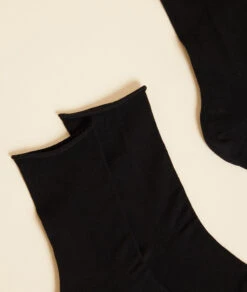 Lot De 2 Paires De Chaussettes Essentielles Unies -Boutique De Mode Luxe 651413905 b