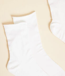 Lot De 2 Paires De Chaussettes Essentielles Unies -Boutique De Mode Luxe 651413980 b