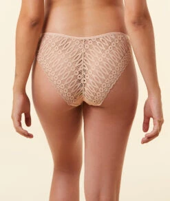 Culotte En Coton Biologique Et Dentelle -Boutique De Mode Luxe 651416494 c