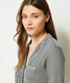 Chemise De Pyjama Unie -Boutique De Mode Luxe 651599502 b