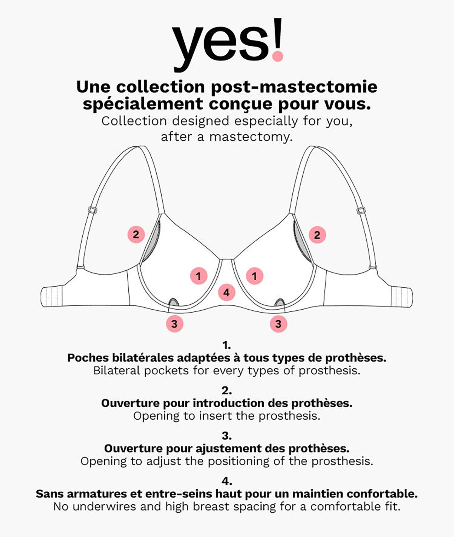 Soutien-gorge Post-mastectomie Sans Armatures Coques Fines 8 Soutien-gorge Post-mastectomie Sans Armatures Coques Fines – Image 6