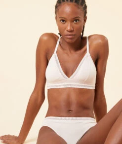 Triangle Sans Armatures, Pads Amovibles En Coton -Boutique De Mode Luxe 652107176 c