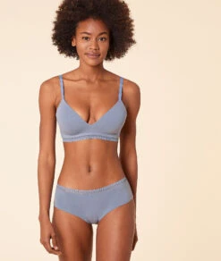 Soutien-gorge Sans Armatures Coques Fines En Coton -Boutique De Mode Luxe 652466022 6