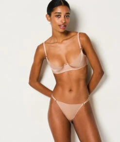 Soutien-gorge à Coques Fines En Tulle Et Soie -Boutique De Mode Luxe 652777894 6