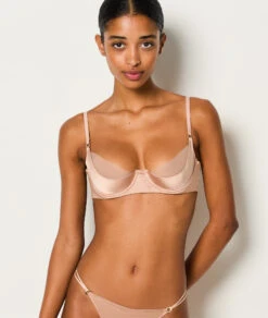 Soutien-gorge à Coques Fines En Tulle Et Soie