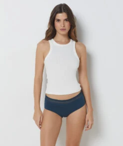 Flux Moyen - Shorty De Règles En Coton Biologique -Boutique De Mode Luxe 652889514 6
