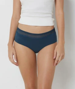 Flux Moyen - Shorty De Règles En Coton Biologique -Boutique De Mode Luxe 652889514 b