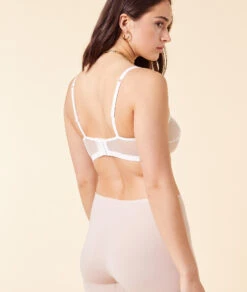 Soutien-gorge Bandeau En Tulle Brodé -Boutique De Mode Luxe 652944159 c
