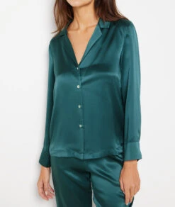Chemise De Pyjama En Soie 9 Chemise De Pyjama En Soie -Boutique De Mode Luxe 652963648 6