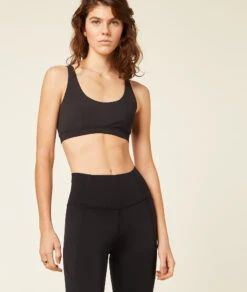 Brassière De Sport Décolleté Carré - Maintien Médium