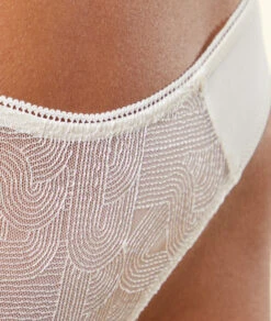 Tanga High Leg Tulle Graphique -Boutique De Mode Luxe 653309180 b