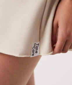 Short De Pyjama Uni En Coton Biologique -Boutique De Mode Luxe 653447156 b