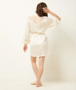 Déshabillé Détails Dentelle Personnalisable -Boutique De Mode Luxe 653507980 c