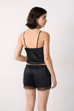 Short De Pyjama Détails Dentelle Personnalisable -Boutique De Mode Luxe 653508305 6