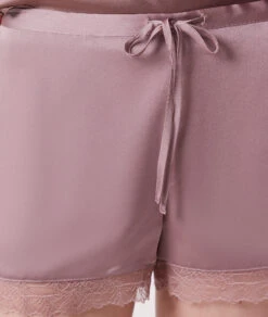 Short De Pyjama Détails Dentelle -Boutique De Mode Luxe 653508384 b