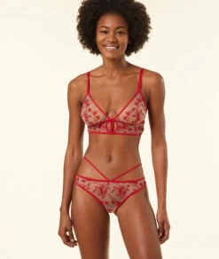 Tanga En Tulle Brodé Détails Liens 9 Tanga En Tulle Brodé Détails Liens -Boutique De Mode Luxe 653518473 6