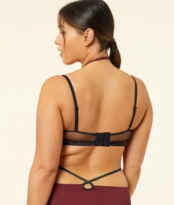 Bandeau Sans Armatures En Tulle Détails Liens -Boutique De Mode Luxe 653567275 c