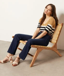 Pull à Rayures Manches Courtes 11 Pull à Rayures Manches Courtes -Boutique De Mode Luxe 653568306 c