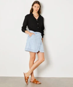 Chemisier Col V -Boutique De Mode Luxe 653573905 c