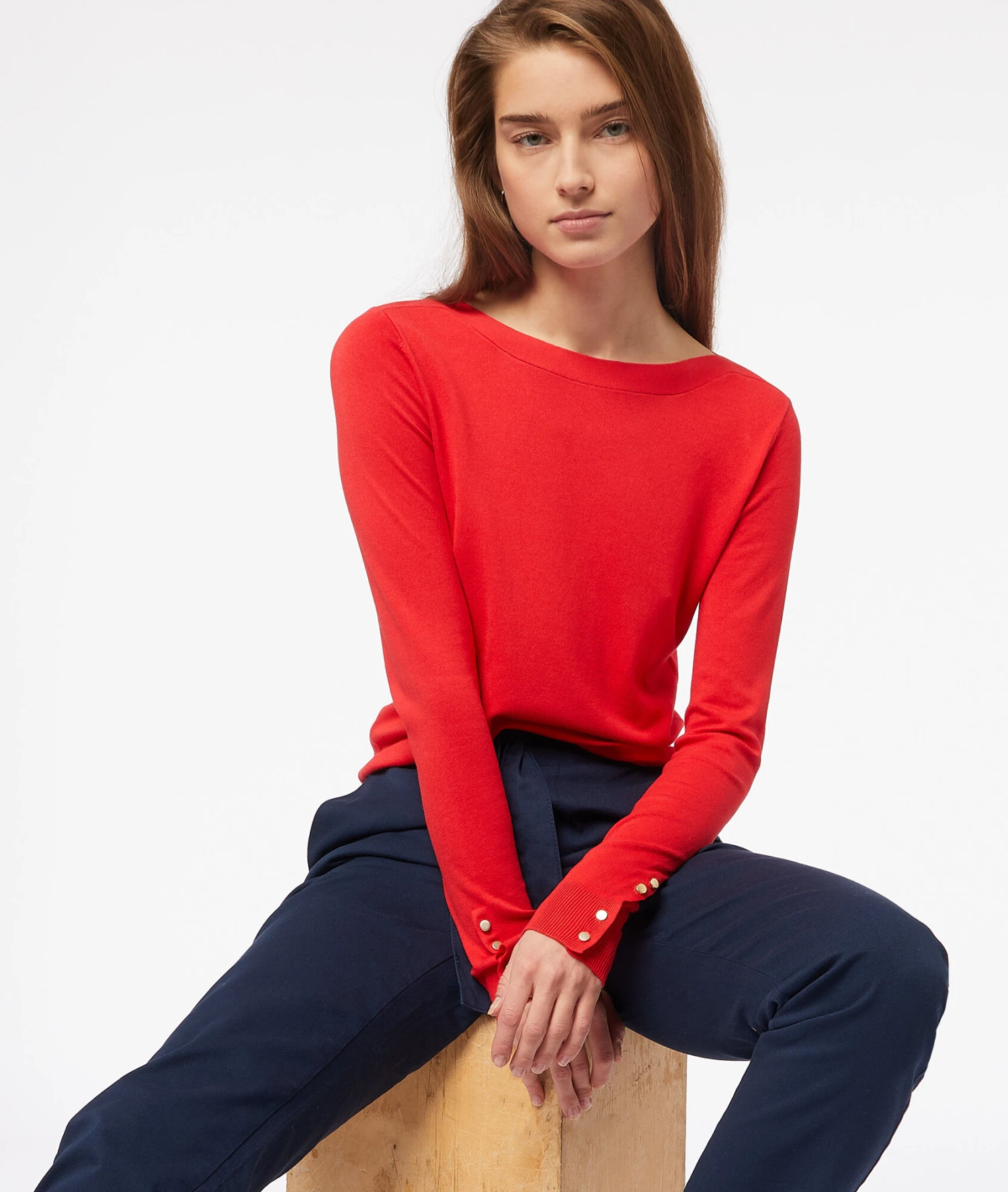 Pull En Maille Col Bateau 7 Pull En Maille Col Bateau – Image 5