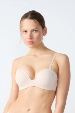 Bandeau Microfibre Push-up Bretelles Amovibles