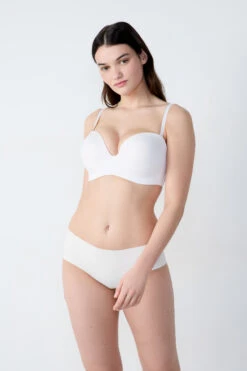 Bandeau Microfibre Bretelles Amovibles, Bonnet D 12 Bandeau Microfibre Bretelles Amovibles, Bonnet D -Boutique De Mode Luxe 653575880 6