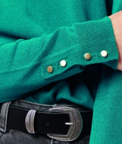 Pull En Maille Col V -Boutique De Mode Luxe 653577742 b