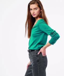 Pull En Maille Col V -Boutique De Mode Luxe 653577742 c