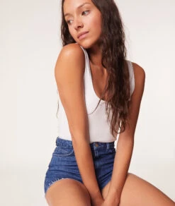 Débardeur Côtelé 100% Coton Biologique