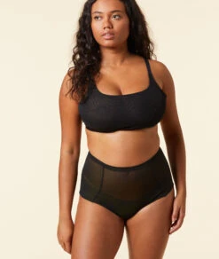 Culotte Gainante Taille Haute En Tulle -Boutique De Mode Luxe 653585305 6