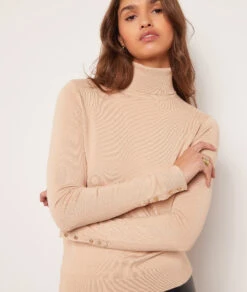 Pull Col Roulé En Maille Fine -Boutique De Mode Luxe 653608588 c
