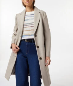 Manteau Long Coupe Droite -Boutique De Mode Luxe 653645484 c