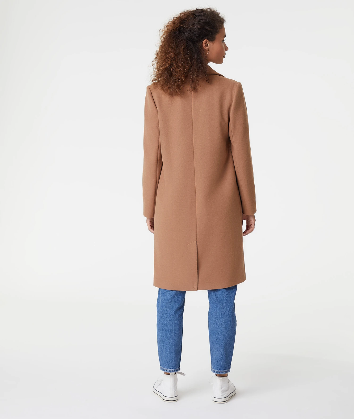 Manteau Long Coupe Droite 4 Manteau Long Coupe Droite – Image 2