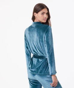 Chemise De Pyjama En Velours -Boutique De Mode Luxe 653709545 a