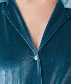 Chemise De Pyjama En Velours -Boutique De Mode Luxe 653709545 b