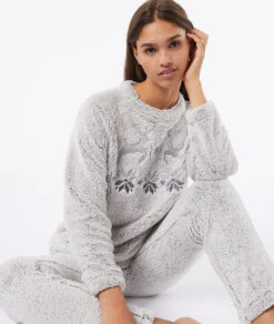 Pantalon De Pyjama Polaire -Boutique De Mode Luxe 653714702 c
