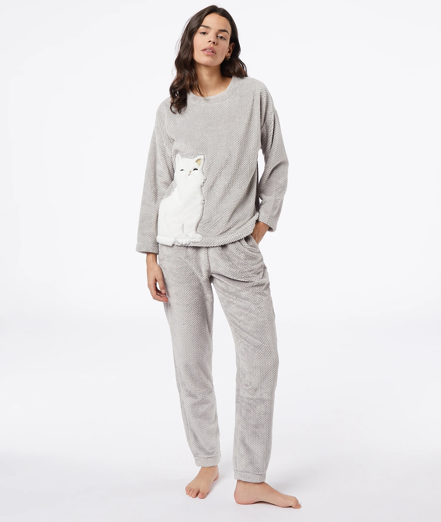 Sweat Polaire Motif Chat 5 Sweat Polaire Motif Chat – Image 3