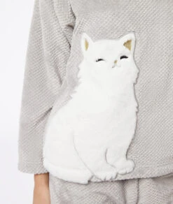 Sweat Polaire Motif Chat 11 Sweat Polaire Motif Chat -Boutique De Mode Luxe 653721602 b