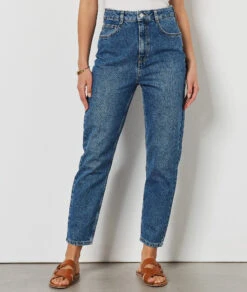 Jean Mom Taille Haute, 100% Coton -Boutique De Mode Luxe 653731722 c
