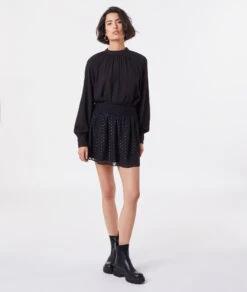 Blouse Col Montant -Boutique De Mode Luxe 653740005 6