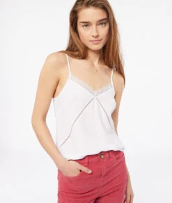 Caraco Fines Bretelles Décolleté Dentelle -Boutique De Mode Luxe 653747480 c