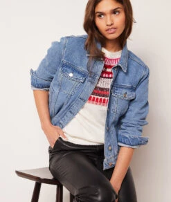 Veste En Jean 100% Coton -Boutique De Mode Luxe 653754023 c