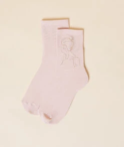 Chaussettes Brodées -Boutique De Mode Luxe 653775894 b