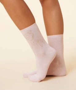 Chaussettes Brodées