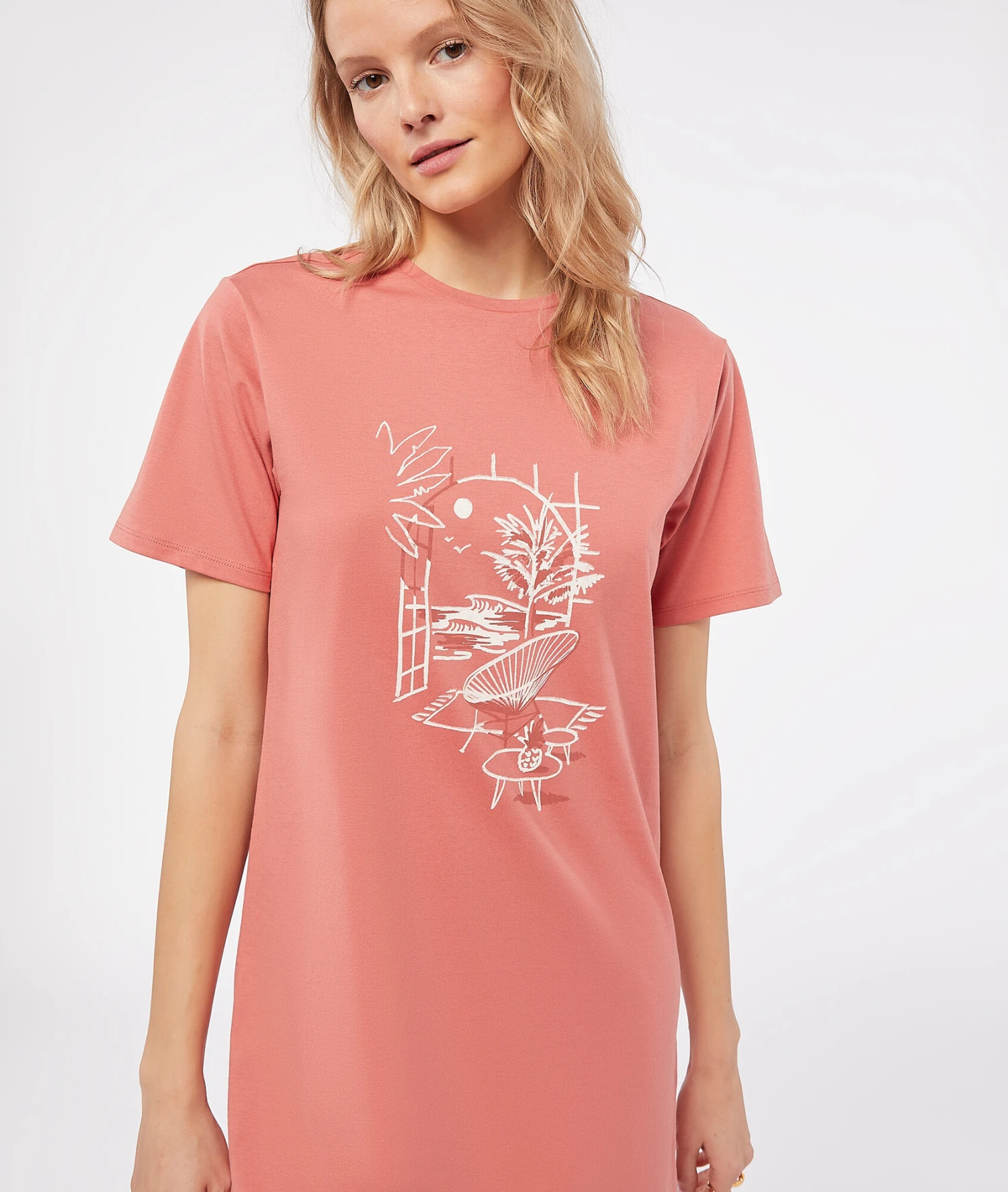 Chemise De Nuit En Coton 5 Chemise De Nuit En Coton – Image 3