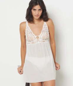 Nuisette Détails Dentelle